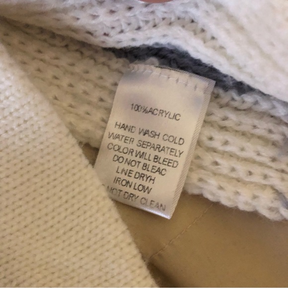 Navy knit open sweater - Picture 5 of 9